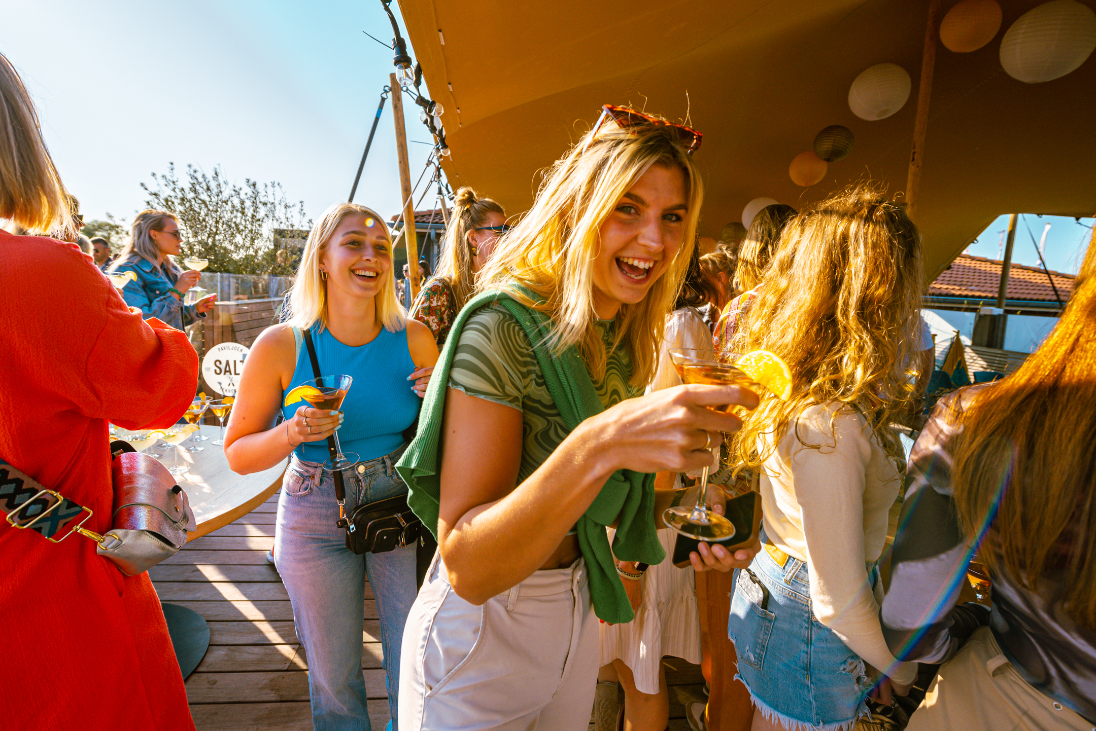 Zakelijke bijeenkomst bij Paviljoen Salt